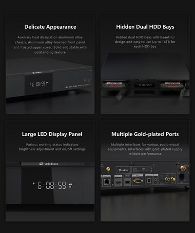 Проигрыватель Zidoo UHD5000