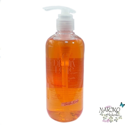 Парфюмированный гель для душа c ароматом шафрана, имбиря и ванили L'ODEURLETTE In England Body Wash Colorfit Burnt Vanilla, 500 мл.