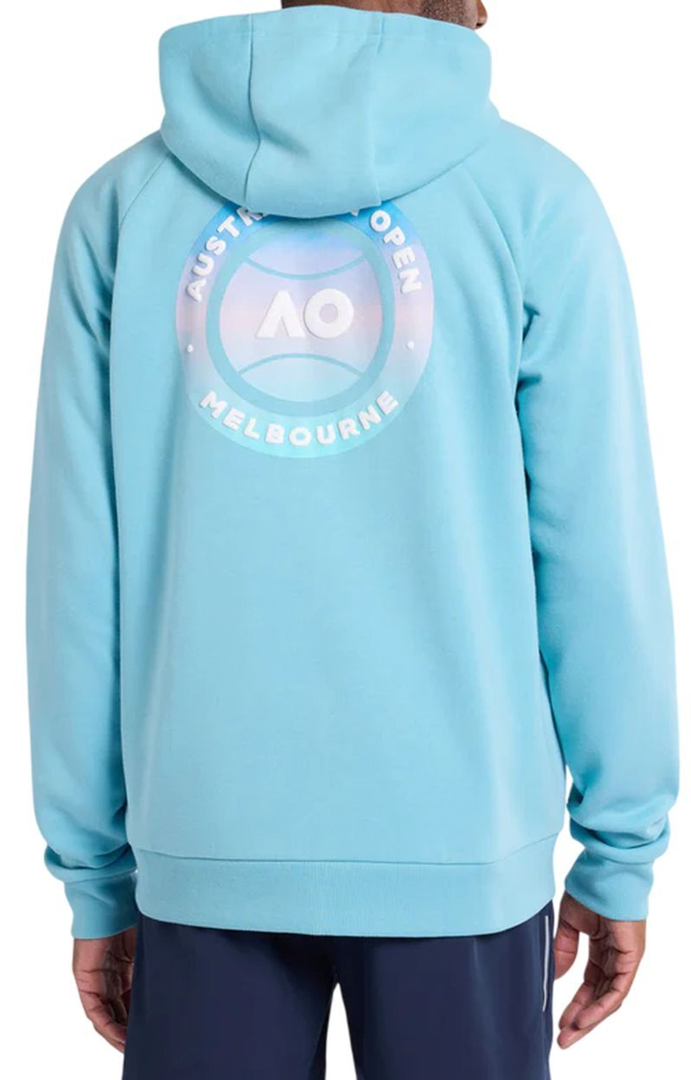 Мужская теннисная кофта Australian Open Zip Through Sport - небесный