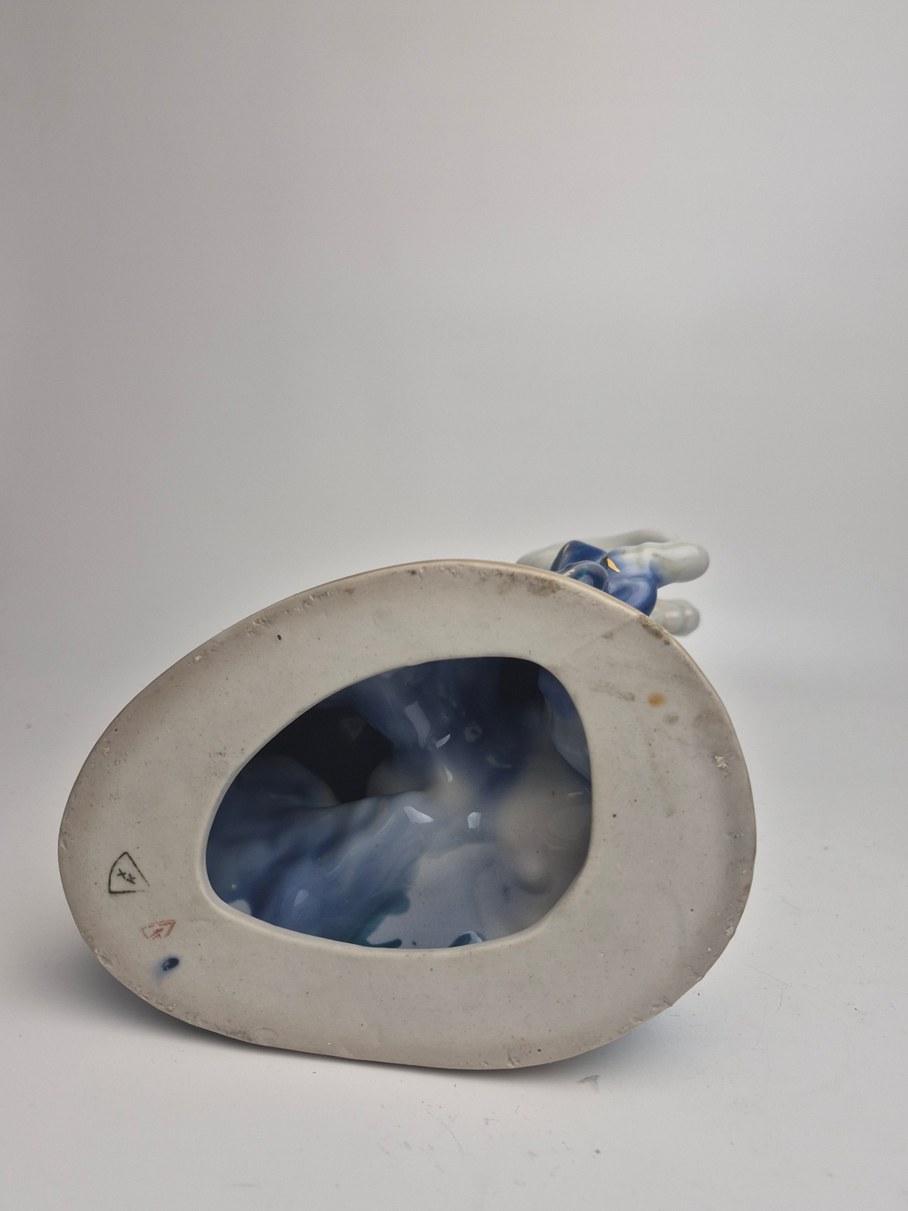 Фарфоровая статуэтка "Колхозница с конем" 1950-1960 гг.