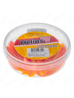 Виброхвост несъедобный Helios Catcher 2,75"/7 см Blue Sparkles & White 30шт. (HS-1-026-N-30)