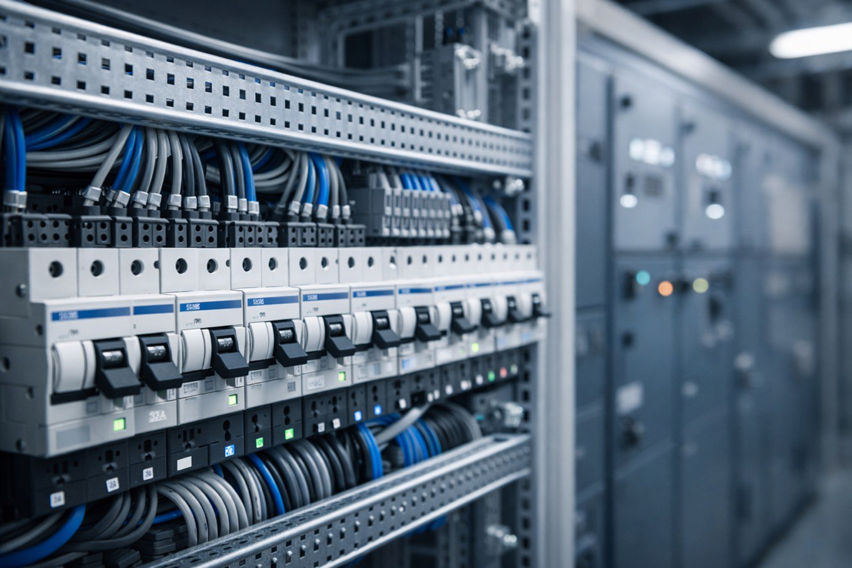 Монтаж сетей электроснабжения и слаботочных систем для коммерческих и промышленных объектов 