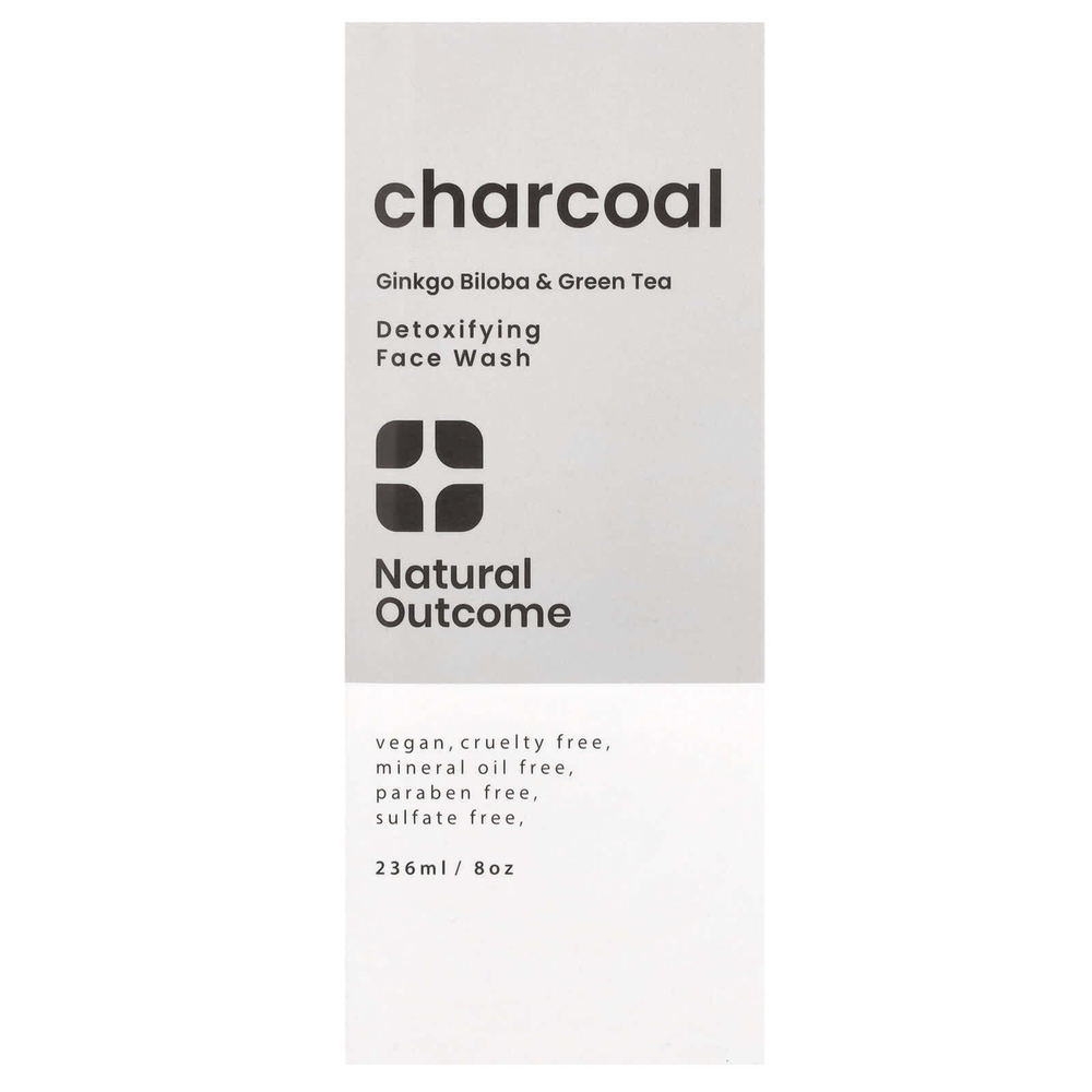 Natural Outcome, Charcoal, очищающее средство для умывания, 236 мл (8 унций)