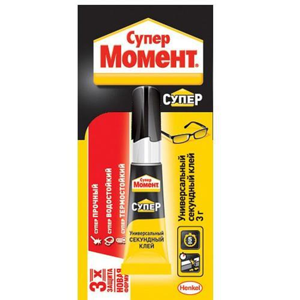 Клей МОМЕНТ Супер 3гр. на мульти-карте/(608976)