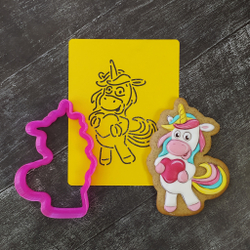 Единорог №4 с сердцем