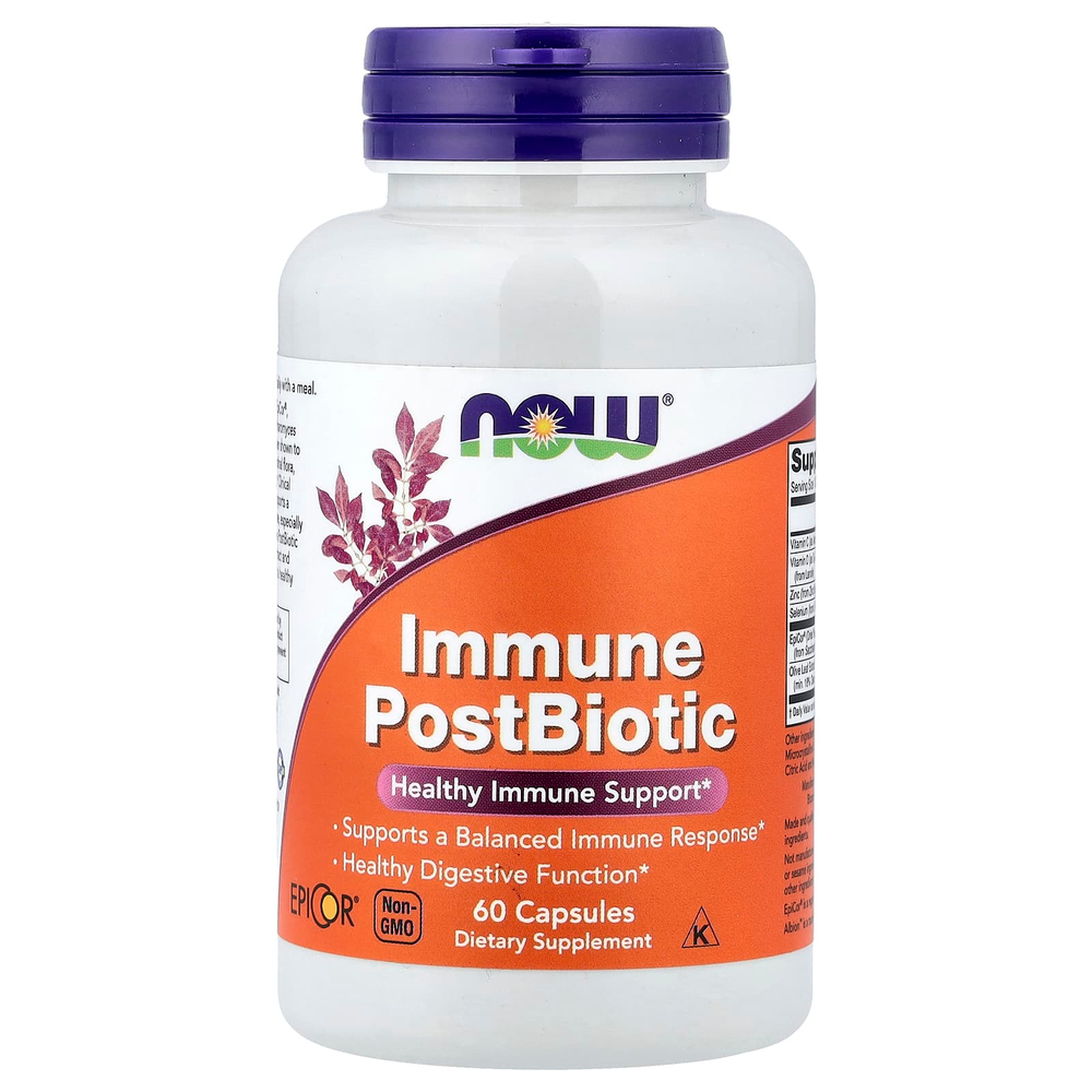 NOW Foods, Immune PostBiotic, 60 капсул