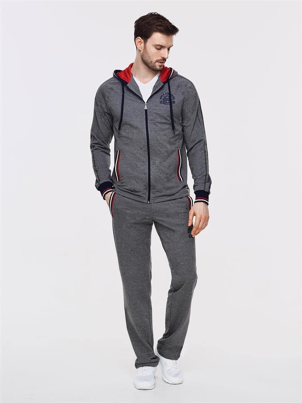 Спортивный костюм 11M-00-407/1 серый