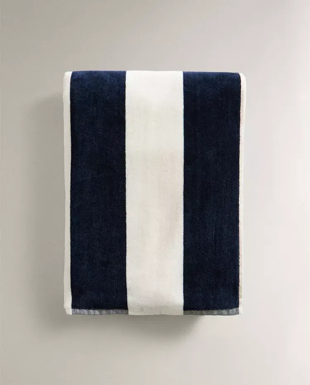 ZARA HOME ПЛЯЖНОЕ ПОЛОТЕНЦЕ В ШИРОКУЮ ПОЛОСКУ, ЭКРЮ