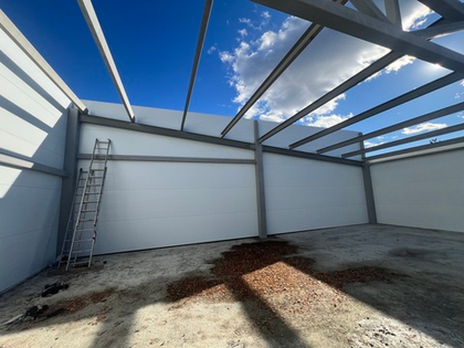 Поставка и монтаж кровли из ПВХ мембраны, монтаж профилированного настила - Магазин "Пятерочка" по адресу: г.Дегтярск, ул.Пролетарская 71