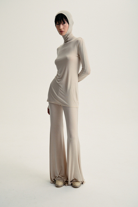 Штаны клеш Bannet бежевые