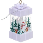 Сувенир с подсветкой «Сказочный подарок» 5,3*10,5 см, Белый