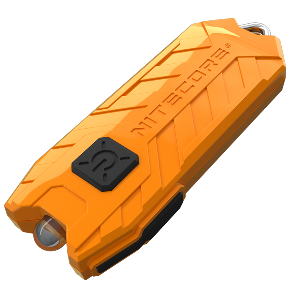 Фонарь-брелок светодиодный Nitecore TUBE V2.0, 55 Люмен, 25 м, Micro-USB, оранжевый