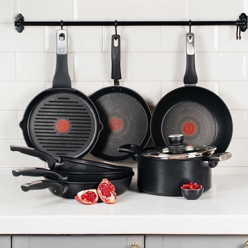 Набор посуды Tefal Unlimited L 10 предметов 20/24/25/26/26/28/28см 5,2л