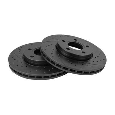 Диск тормозной GANZ передний перфорированный PRO-Line с покрытием (комплект - 2 шт) FORD Focus III / C-Max II / VOLVO V40 12> Арт.: GIJ10037S