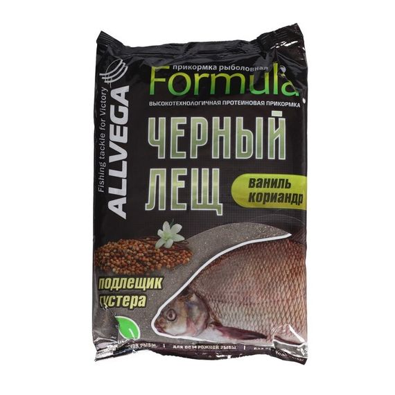 Прикормка ALLVEGA &quot;Formula Black Bream&quot;, черный лещ (кориандр) 0,9 кг GBF09-BLB