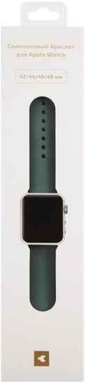 Ремешок moonfish для Apple Watch 42/44 мм, силикон, темно-зеленый