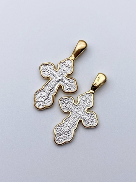 Крест из серебра/Позолота