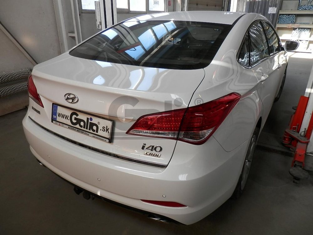Оцинкованный фаркоп на Hyundai i40 седан/универсал 2012-2019 (без электрики), Galia H085C