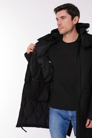 Куртка-парка XALO -20 TRITON (Плащевая ткань, чёрн)