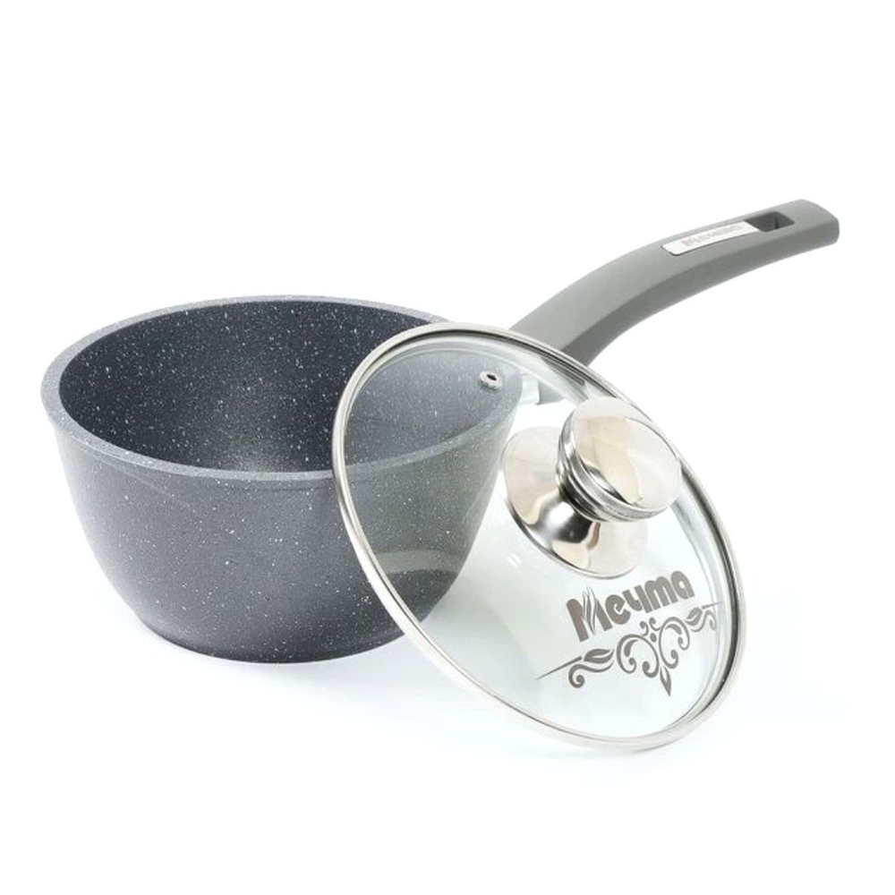 Ковш алюминий, антиприг, 1.7 л, бакелит ручка, Мечта, Гранит, 82701