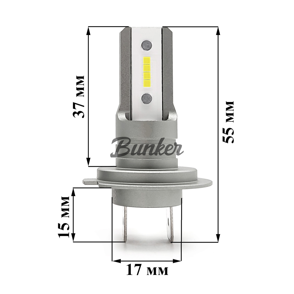 Светодиодные автомобильные LED лампы TaKiMi Comfy H7 6000K 12V