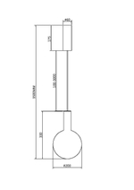 Подвесной светильник Maytoni MOD182PL-L4CG3K