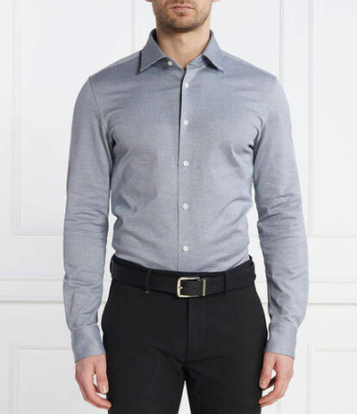 Рубашка C-HAL-kent-C1-223 BOSS BLACK - голубой(50508894)