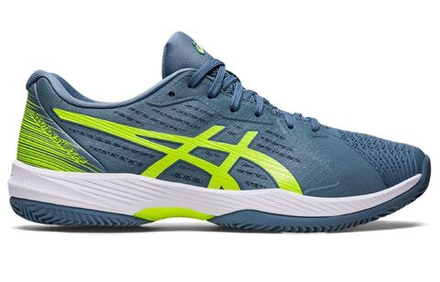 Мужские кроссовки теннисные Asics Solution Swift FF Clay - steel blue/hazard green