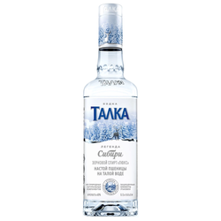 Водка Талка Легенда Сибири 0.5 л