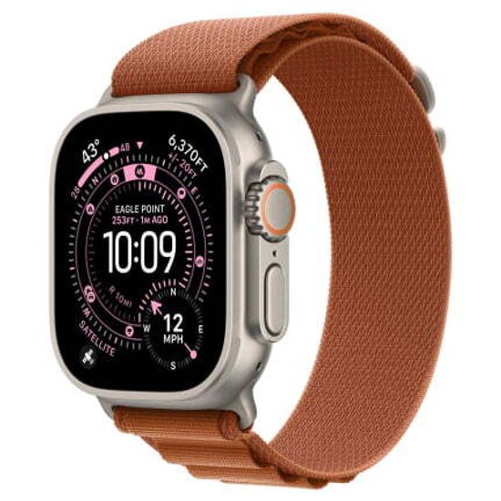 Apple Watch Ultra 3 (2025) 49mm Titanium Case / Terra Cotta Alpine Loop