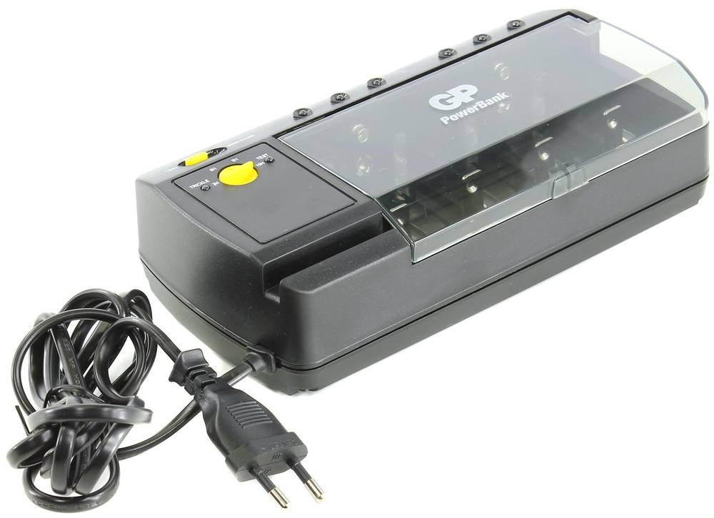 Зарядное уст-во GP &lt;GPPB320GS-2CR1&gt; PowerBank (NiMh, AA/AAA/D/C/9V)