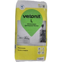 Шпаклевка полимерная Ветонит L финишная 20 кг