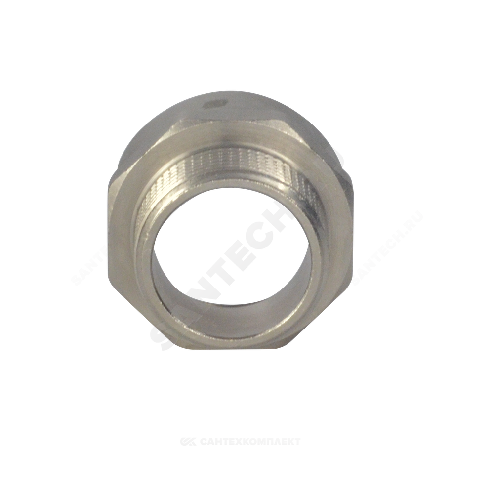 Переход латунь никель Ду 32х20 (3/4"х1 1/4") ВР/НР SantechSystems