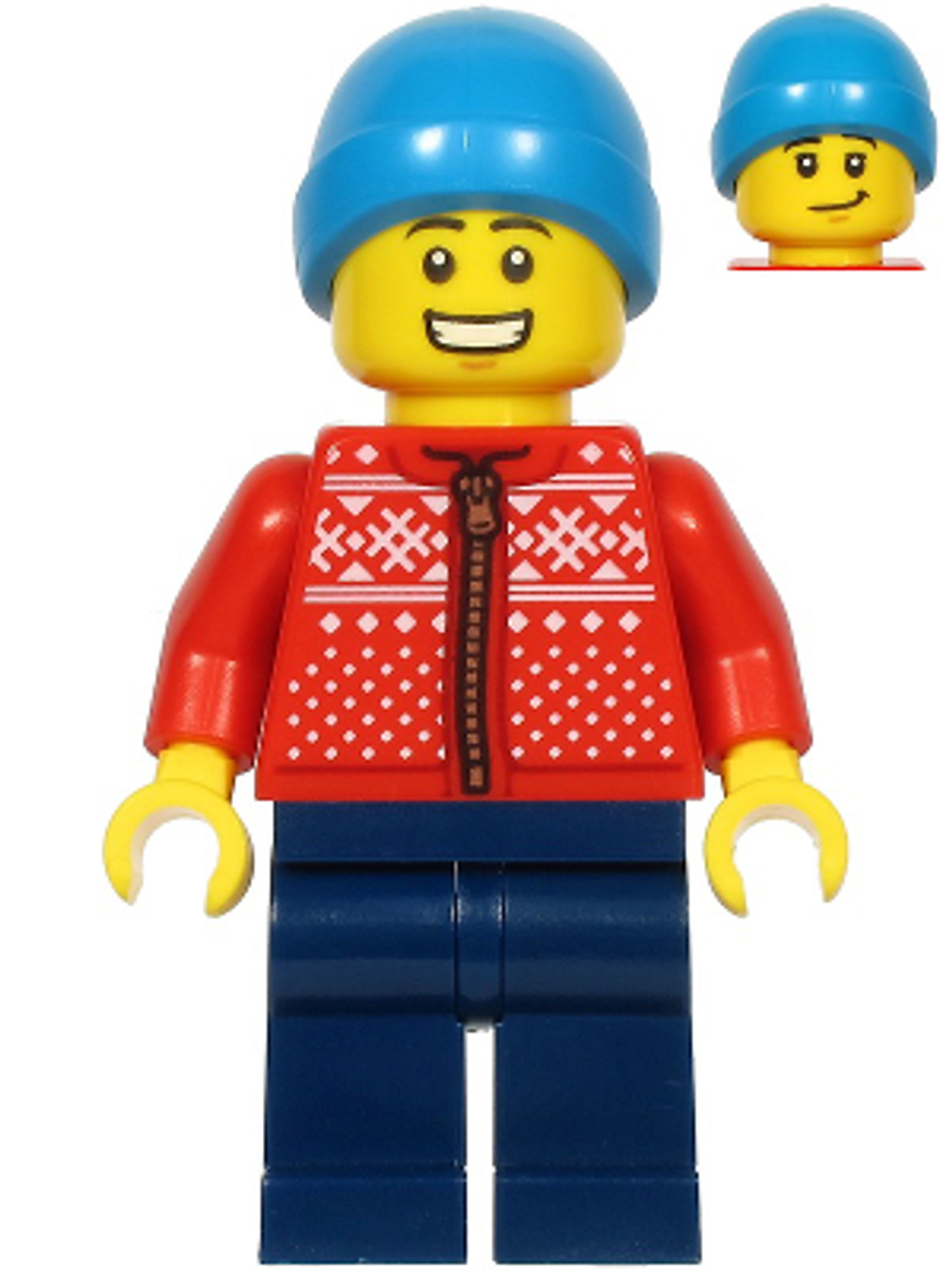 Минифигурка LEGO hol217 Парень в красной куртке