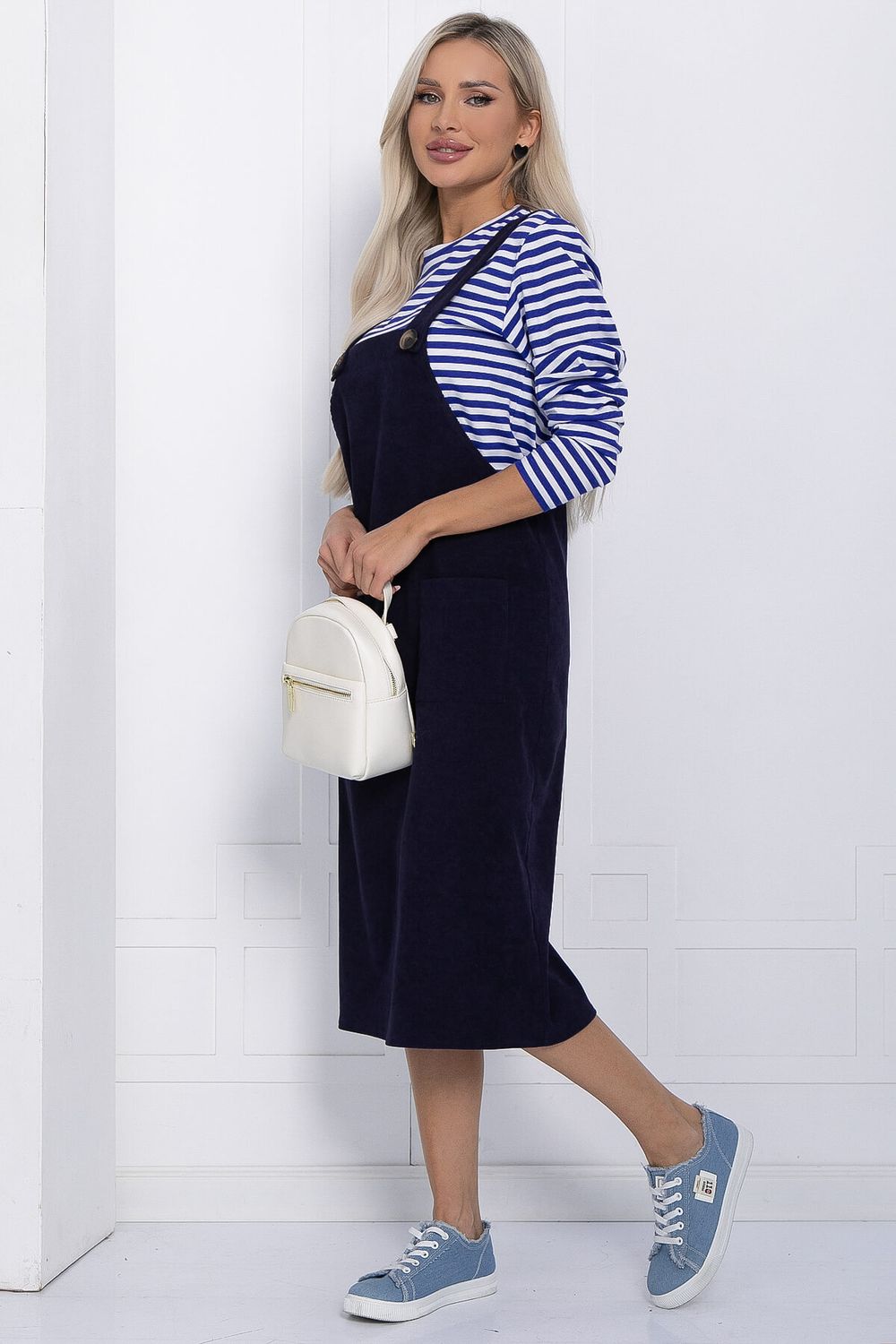 Сарафан Вельвета (синий) П12253-2 LT Collection