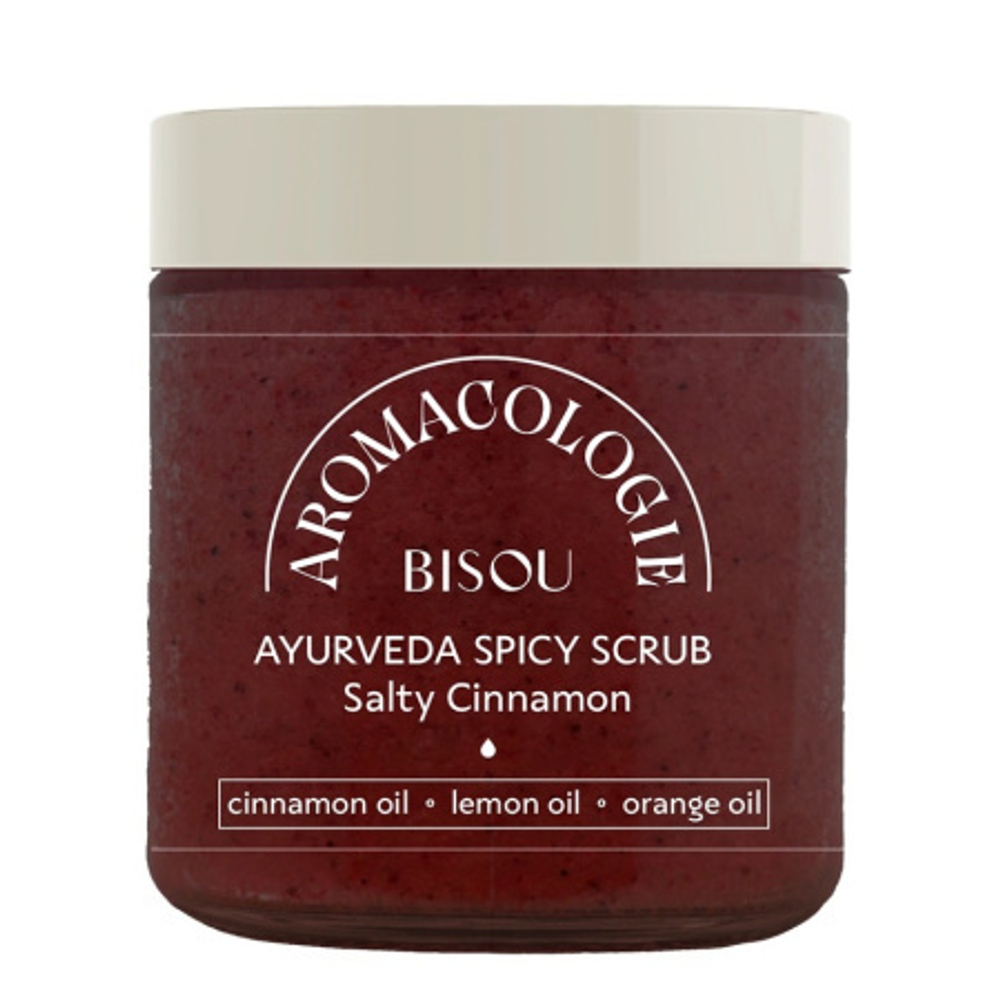 Bisou Aromacologie Пряный скраб для тела Соленая Корица 250 мл