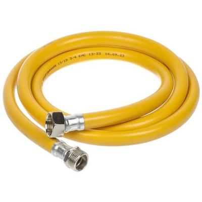 Шланг газовый 3,5 м ELKA ПВХ 1/2" гайка-штуцер (жёлтый)