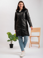 Полупальто "Моно" черный