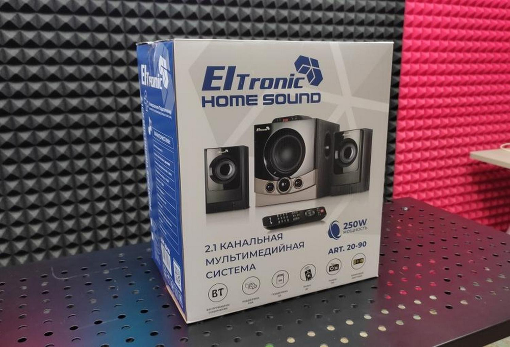 Акустика 2.1 Eltronic ART 20-90 (FM/USB/BT/250W)