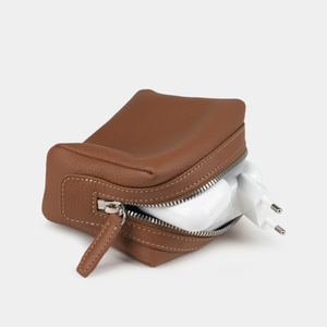 Несессер Mignon из кожи теленка цвета карамель