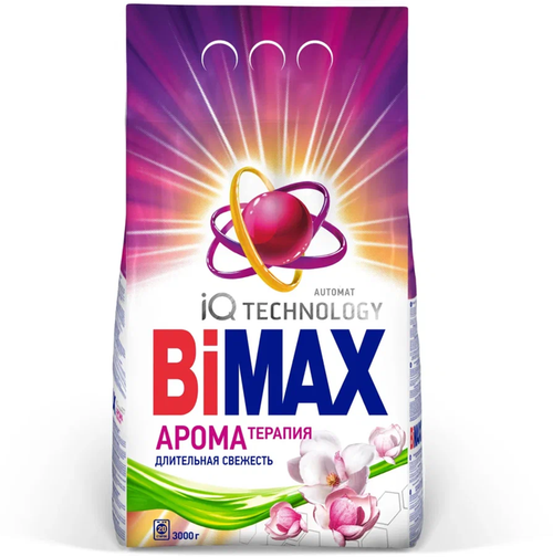 ПОРОШОК СТИРАЛЬНЫЙ BIMAX СМС 3,0КГ АРОМАТЕРАПИЯ  AUTOMAT