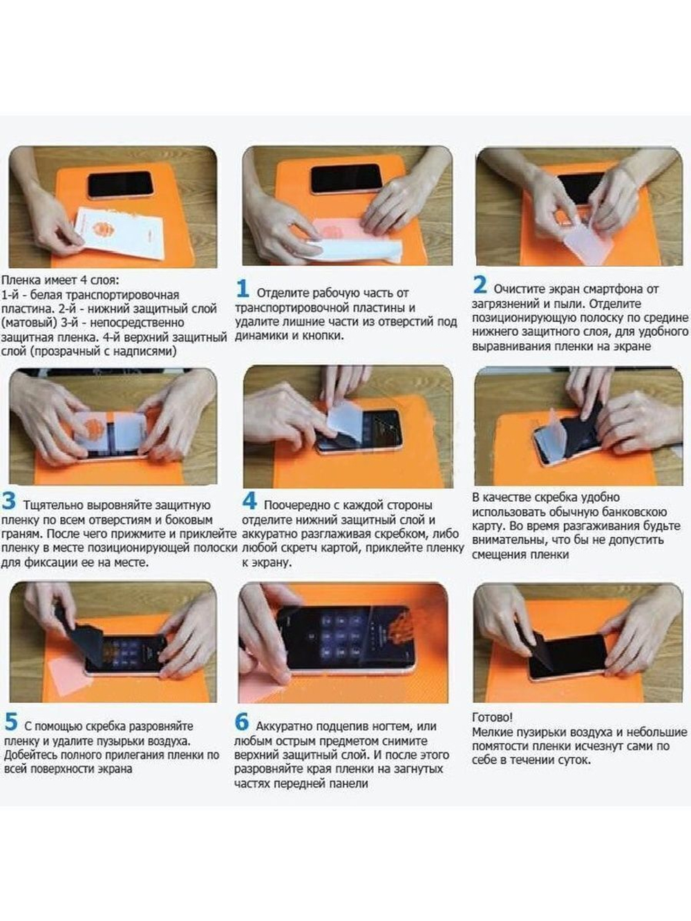 Гидрогелевая защитная пленка для смартфона iPhone 15 Plus (самовосстанавливающаяся бронепленка глянцевая)