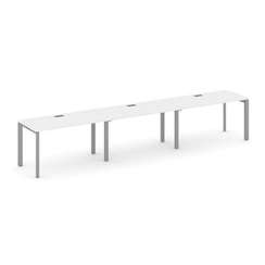 Style Project Рабочая станция односторонняя SN-59P.ORS-042 Белый/Металл Серый/Серебро Заглушка 3540*