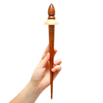 Тибетское опорное веретено из дерева сибирский кедр. Art of Siberia. B27