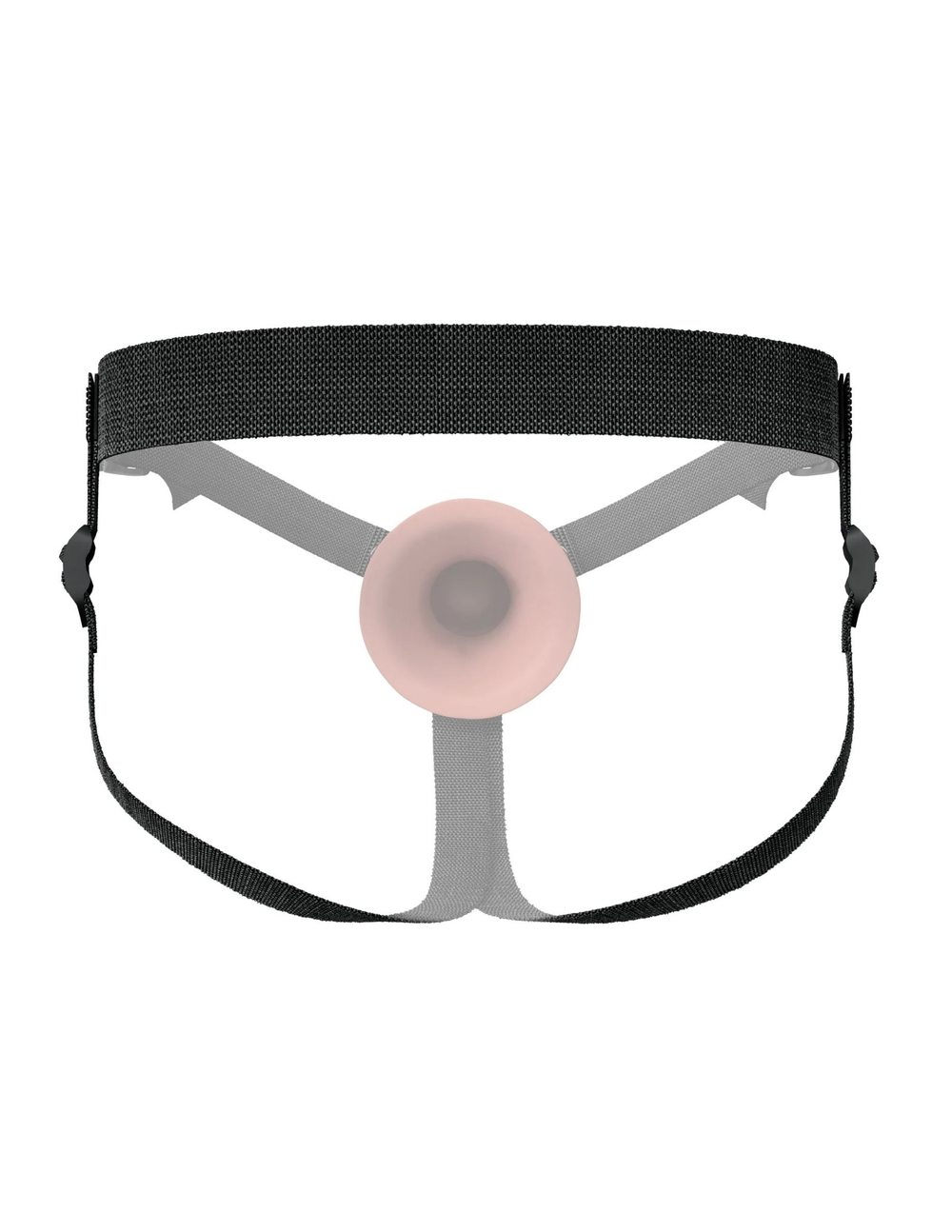 Телесный пустотелый фаллопротез 5’’ Hollow Silicone Strap-On - 14 см. (Цвет: телесный)