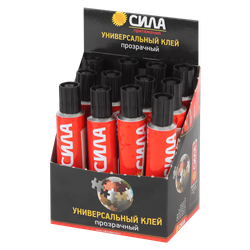 Клей СИЛА SUTB-30 универсальный прозрачный 30 мл туба | Сила