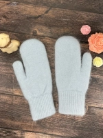 Варежки зимние теплые пушистые ангора