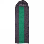 Спальник одеяло с капюшоном 210*70см 1400гр серо-зелёный +0С