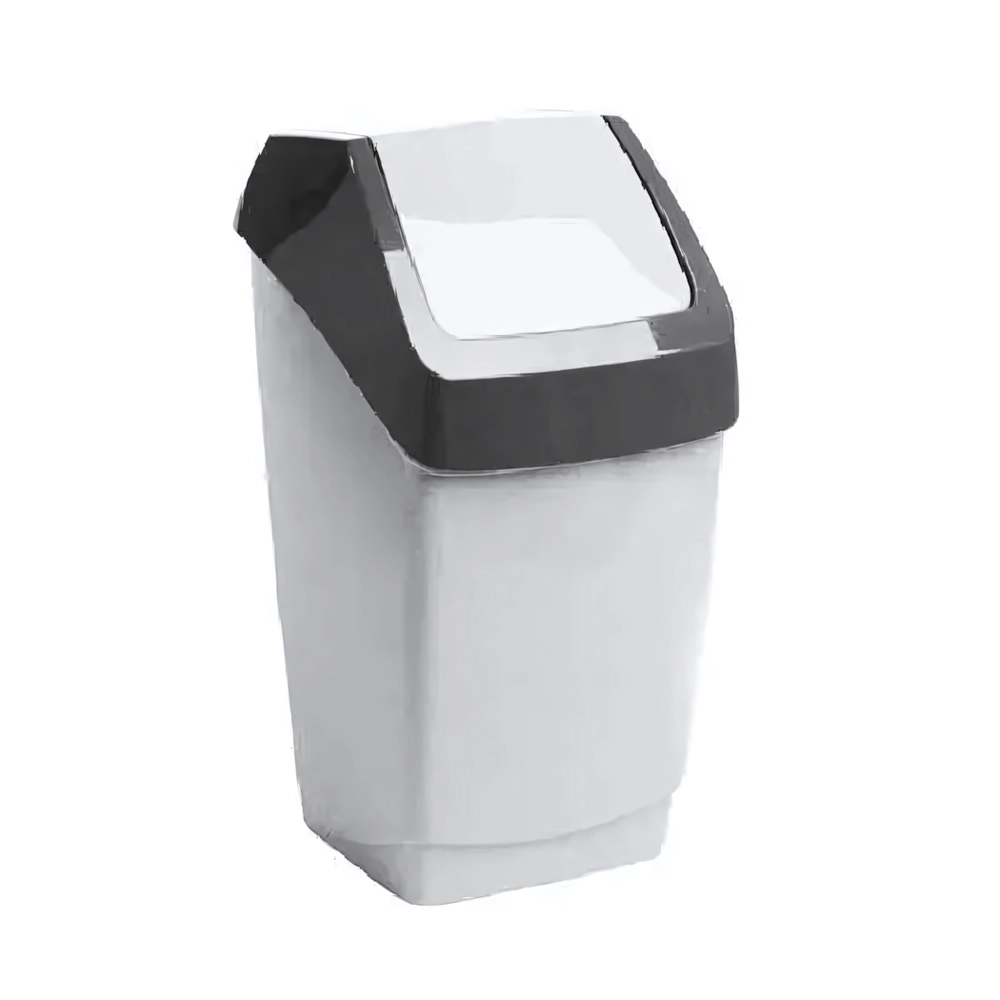 Контейнер для мусора ХАПС 7л. Мраморный 0,37,21х0,2м