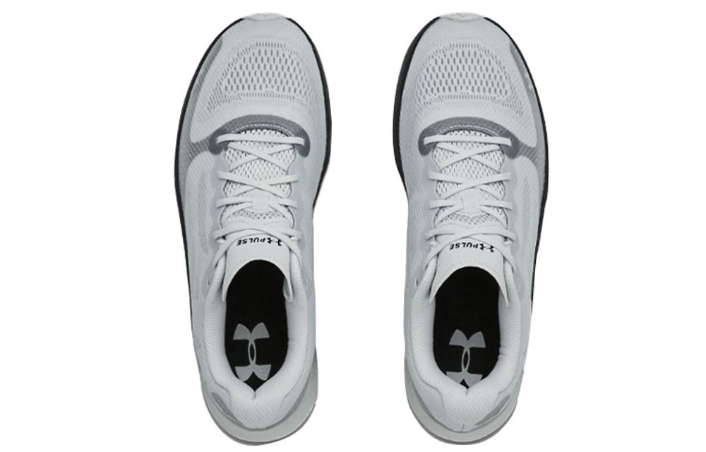 Under Armour Charged Pulse comfortable wear-resistant breathable low-cut casual running shoes men's halo gray